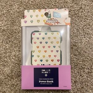 Rolled Rabbit Target Power Bank NWT
